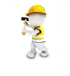 1257019-Clipart-Of-A-3d-White-Man-Construction-Worker-Swinging-A-Sledgehammer-Royalty-Free-Illustration